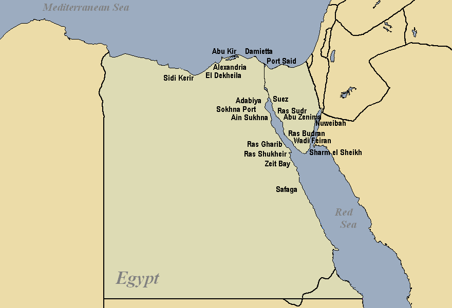 Port Tewfik Egypt Map Country Information | Leth Suez