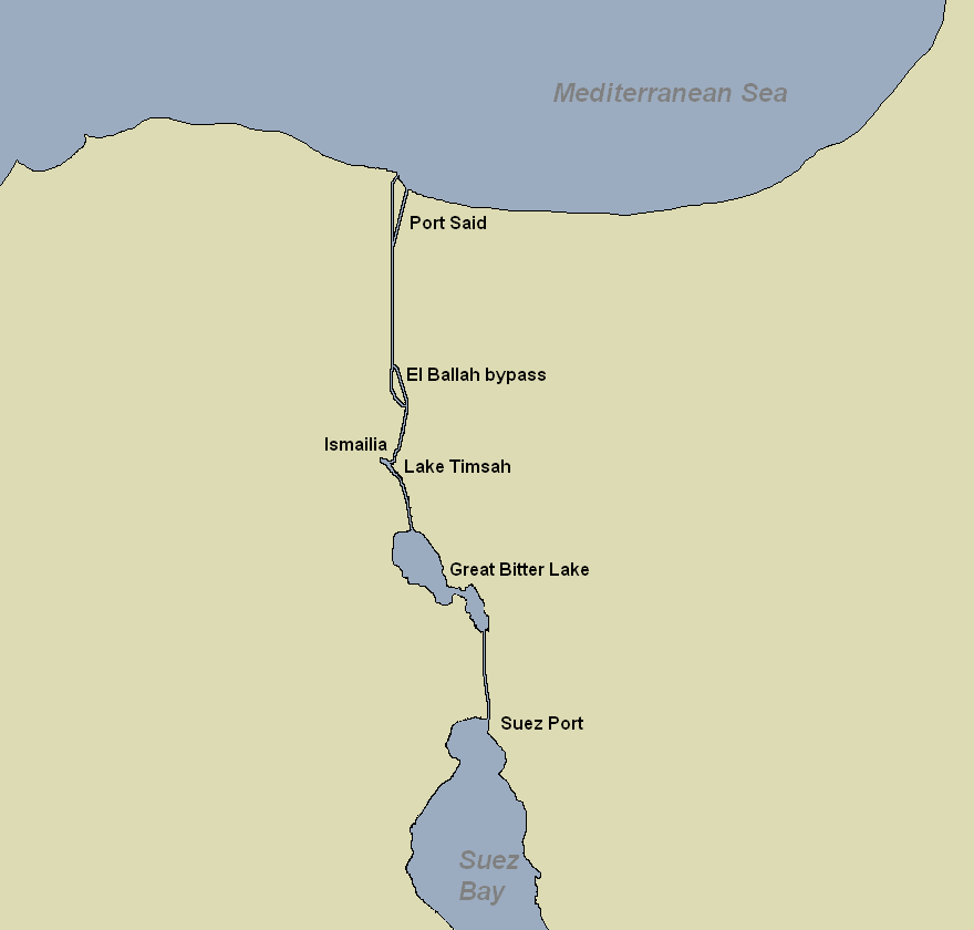 Port Tewfik Egypt Map Suez Canal Transit | Leth Suez